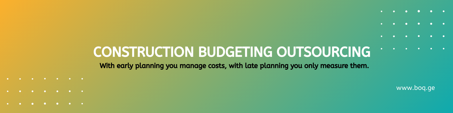Construction Budgeting Outsourcing